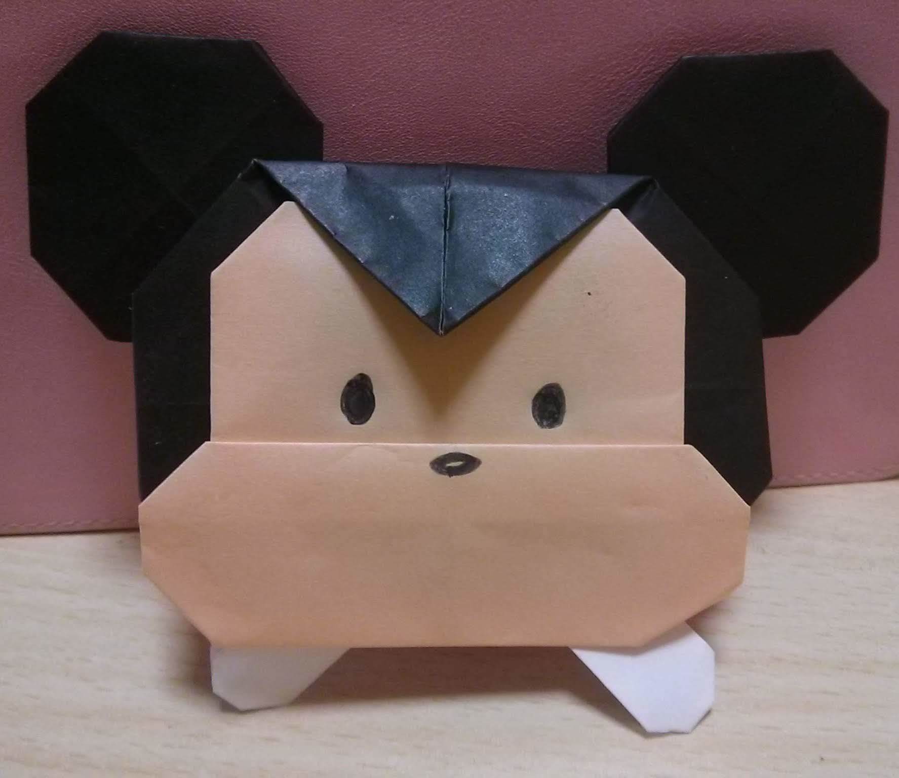 折り紙 ディズニーツムツム の折り方 人気キャラクターが簡単に作れる Kurashi No