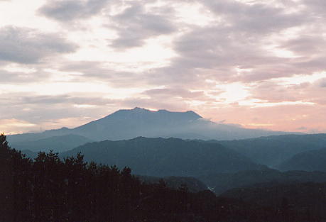 キビオ峠からの風景