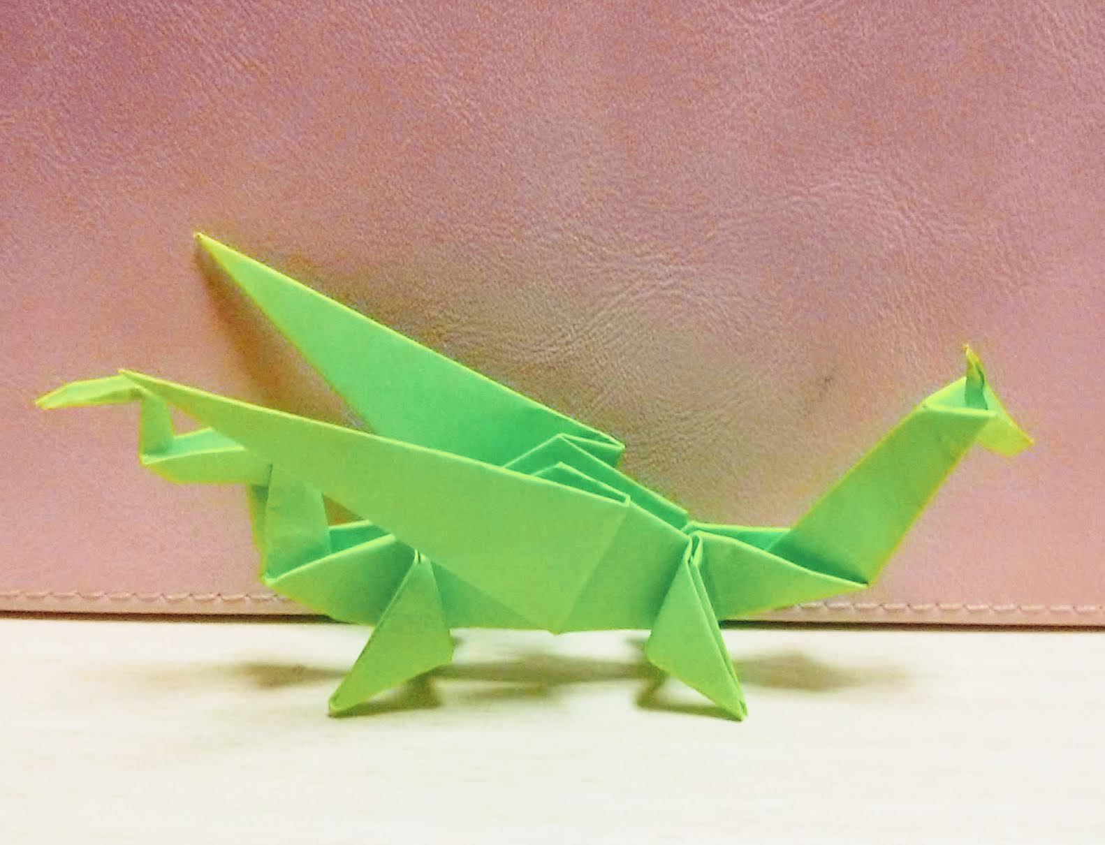 折り紙で作る ドラゴン の作り方 難しいけどカッコいい立体の折り方も 暮らし の