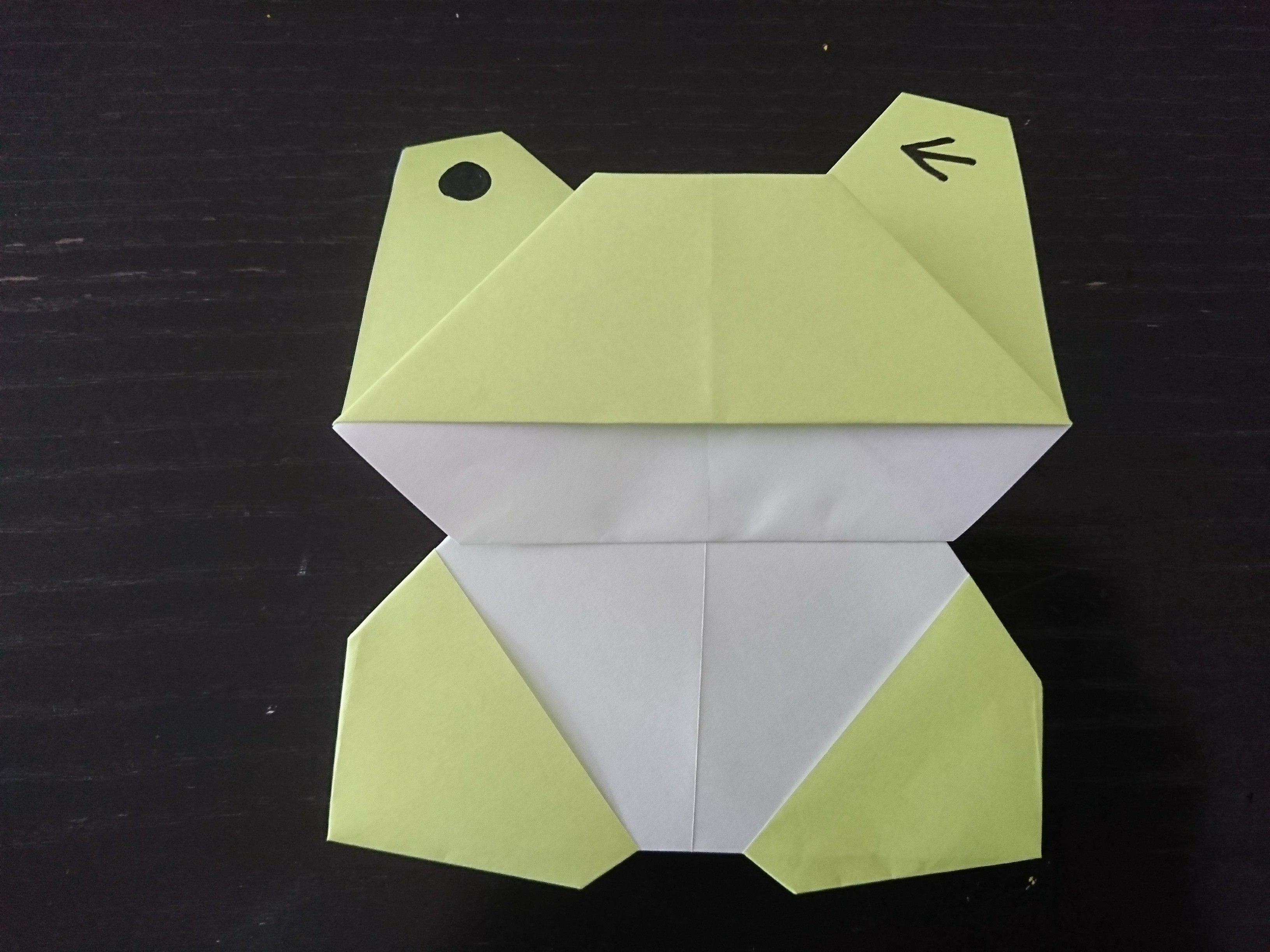 折り紙で作る カエル の作り方 ぴょんぴょん良く飛ぶ作り方もご紹介 3ページ目 暮らし の