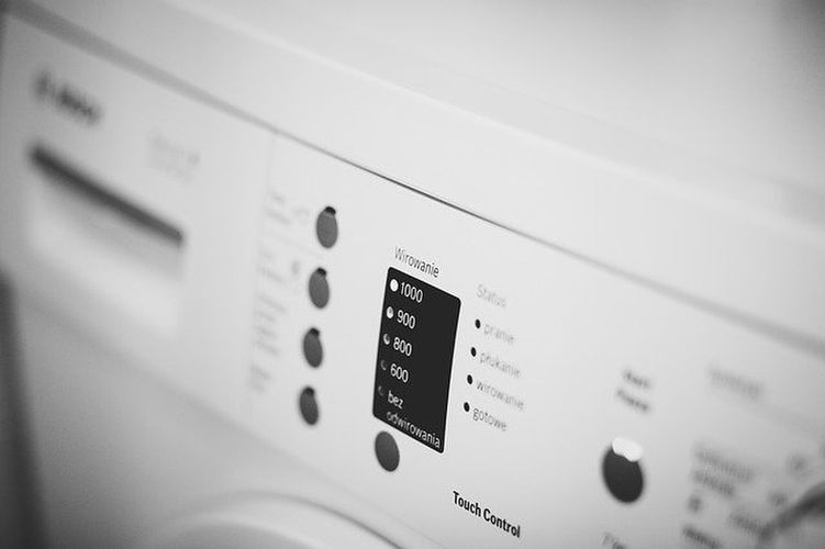 洗濯機についたボタン表示