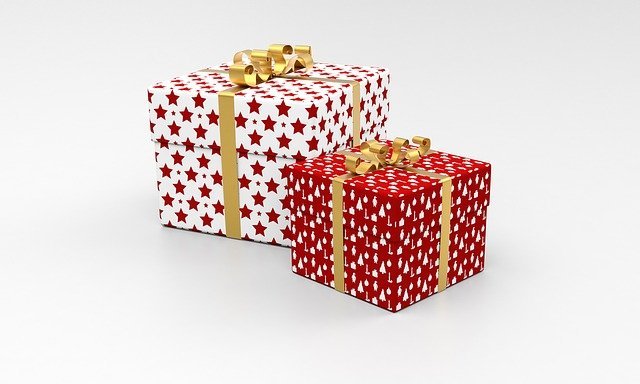 赤いプレゼントボックス