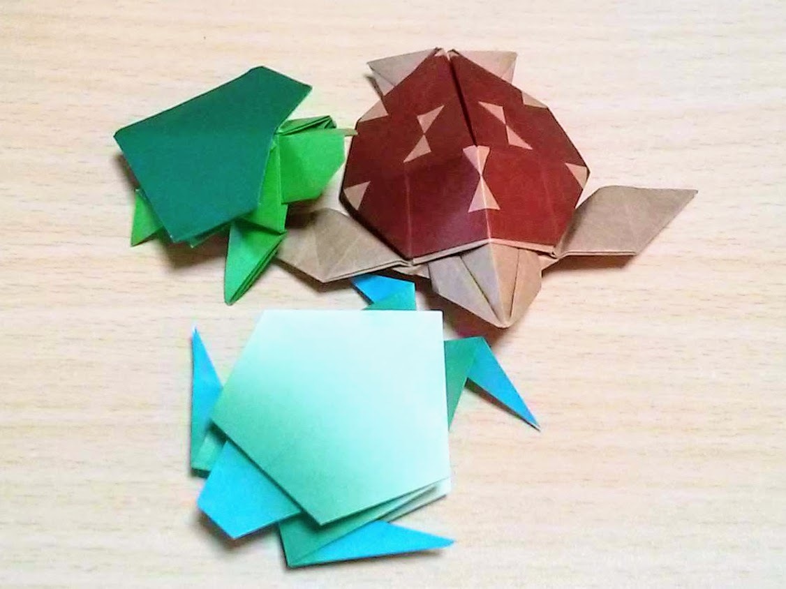 亀 の 折り紙
