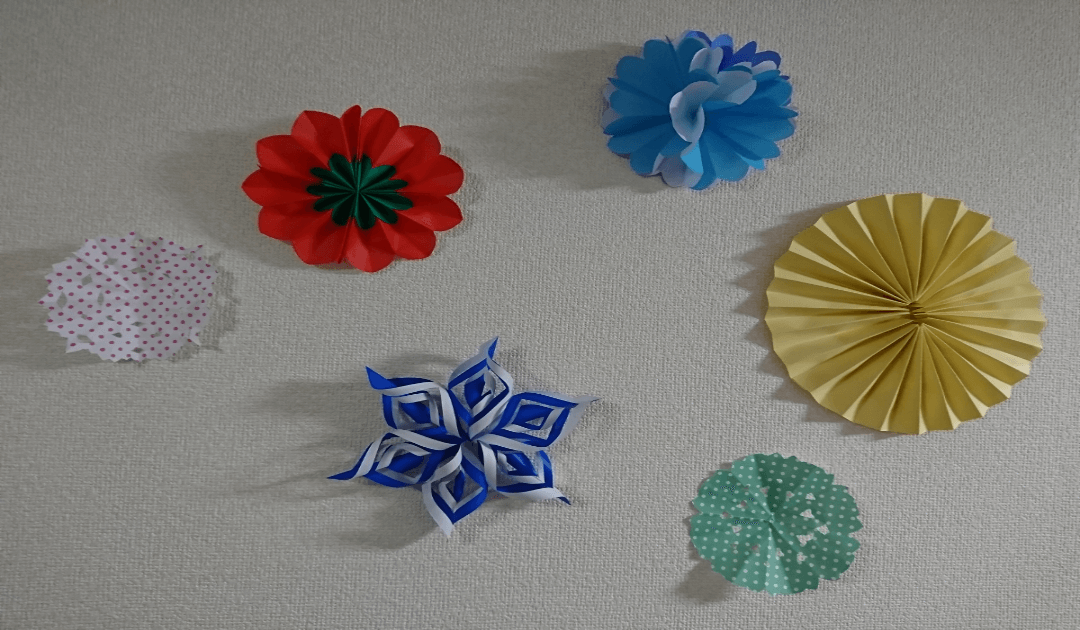 折り紙でできる おしゃれな部屋飾り の作り方12選 アレンジ集付きでご紹介 Kurashi No