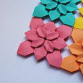 【折り紙】簡単でおしゃれなコースターの折り方10選！子供もできる作り方はコレ！