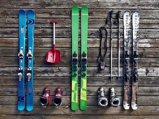 山スキーセット一式 - スキー